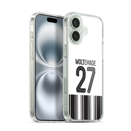 Newcastle United Football Club 2026/27 Players Home Kit 1st Group Nick Woltemade Soft Gel Case for Apple iPhone 16 Plus & MagSafe
