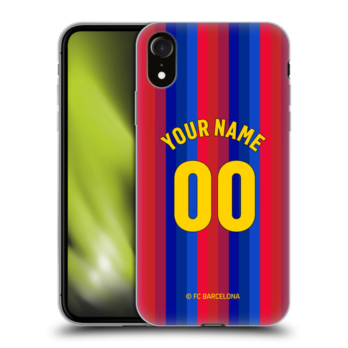 Custom Customised Personalised FC Barcelona 2026/27 Crest Kit Home Soft Gel Case for Apple iPhone XR
