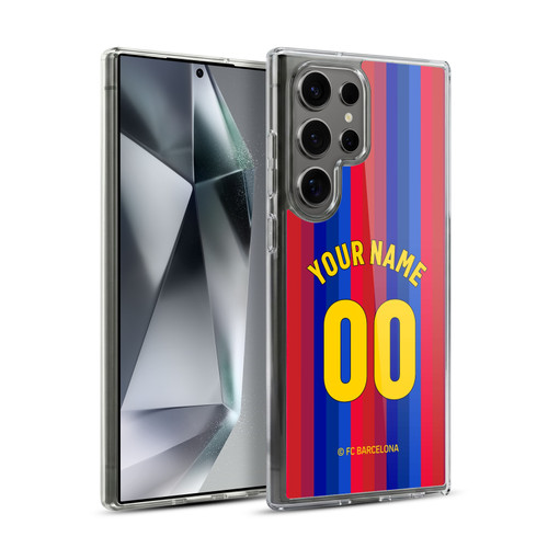 Custom Customised Personalised FC Barcelona 2026/27 Crest Kit Home Soft Gel Case for Samsung Galaxy S24 Ultra 5G