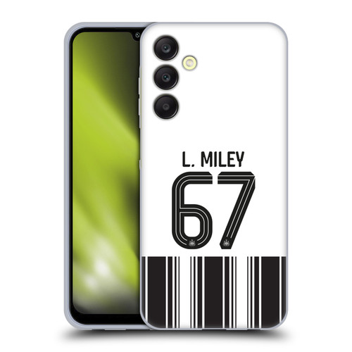 Newcastle United Football Club 2026/27 Players Home Kit 1st Group Lewis Miley Soft Gel Case for Samsung Galaxy A25 5G
