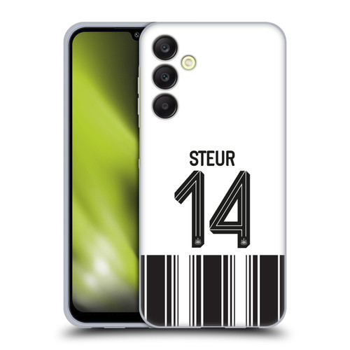Newcastle United Football Club 2026/27 Players Home Kit 1st Group Sean Steur Soft Gel Case for Samsung Galaxy A25 5G