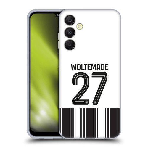 Newcastle United Football Club 2026/27 Players Home Kit 1st Group Nick Woltemade Soft Gel Case for Samsung Galaxy A25 5G