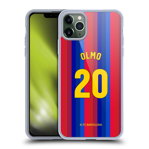 FC Barcelona 2026/27 Players Home Kit Dani Olmo Soft Gel Case for Apple iPhone 11 Pro Max & MagSafe