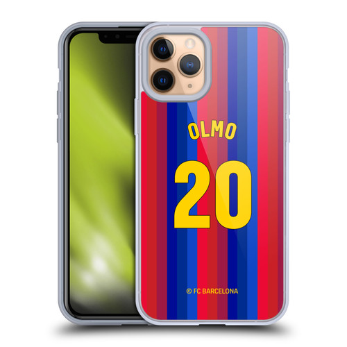 FC Barcelona 2026/27 Players Home Kit Dani Olmo Soft Gel Case for Apple iPhone 11 Pro & MagSafe