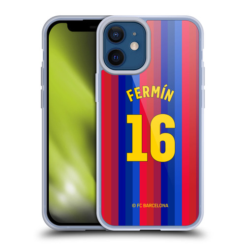 FC Barcelona 2026/27 Players Home Kit Fermín López Soft Gel Case for Apple iPhone 12 Mini & MagSafe