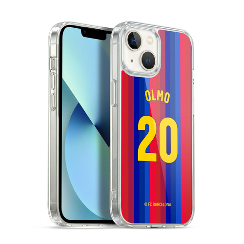 FC Barcelona 2026/27 Players Home Kit Dani Olmo Soft Gel Case for Apple iPhone 13