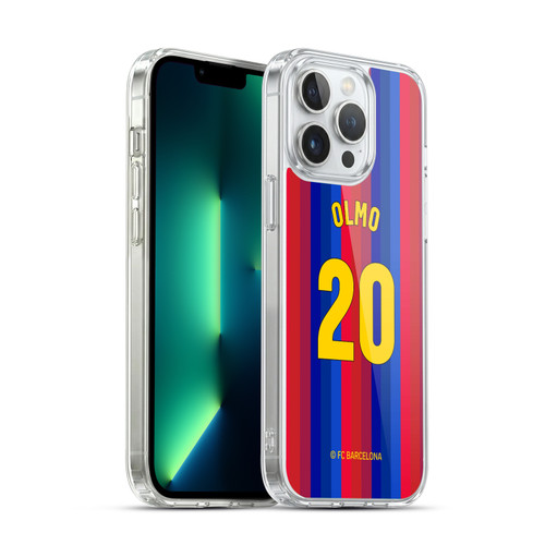 FC Barcelona 2026/27 Players Home Kit Dani Olmo Soft Gel Case for Apple iPhone 13 Pro Max & MagSafe
