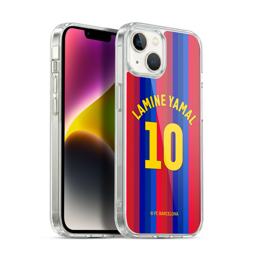 FC Barcelona 2026/27 Players Home Kit Lamine Yamal Soft Gel Case for Apple iPhone 14 Plus & MagSafe