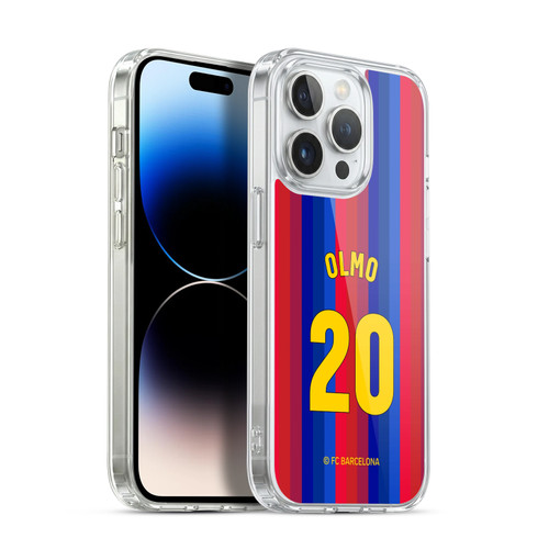 FC Barcelona 2026/27 Players Home Kit Dani Olmo Soft Gel Case for Apple iPhone 14 Pro & MagSafe