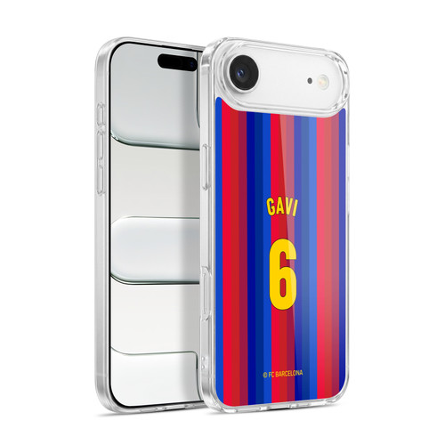 FC Barcelona 2026/27 Players Home Kit Gavi Soft Gel Case for Apple iPhone 17 Air