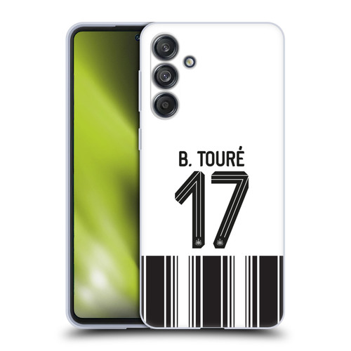 Newcastle United Football Club 2026/27 Players Home Kit 1st Group Bazoumana Touré Soft Gel Case for Samsung Galaxy M55 5G