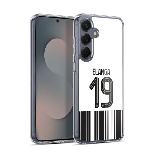 Newcastle United Football Club 2026/27 Players Home Kit 1st Group Anthony Elanga Soft Gel Case for Samsung Galaxy S25+ & MagSafe