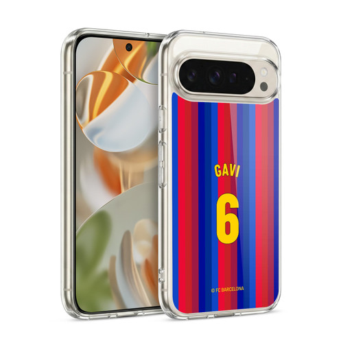FC Barcelona 2026/27 Players Home Kit Gavi Soft Gel Case for Google Pixel 9 / Pixel 9 Pro