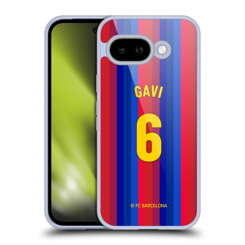 FC Barcelona 2026/27 Players Home Kit Gavi Soft Gel Case for Google Pixel 9A