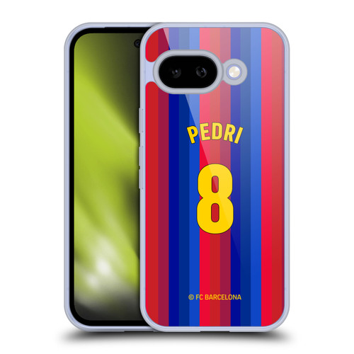 FC Barcelona 2026/27 Players Home Kit Pedri Soft Gel Case for Google Pixel 9A