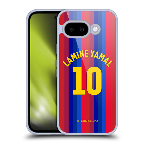 FC Barcelona 2026/27 Players Home Kit Lamine Yamal Soft Gel Case for Google Pixel 9A