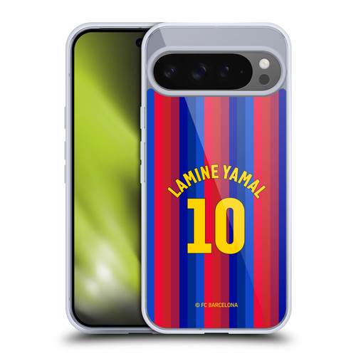 FC Barcelona 2026/27 Players Home Kit Lamine Yamal Soft Gel Case for Google Pixel 9 Pro XL