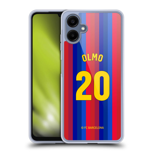 FC Barcelona 2026/27 Players Home Kit Dani Olmo Soft Gel Case for Samsung Galaxy A06 4G / 5G