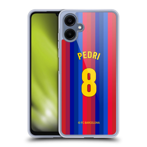 FC Barcelona 2026/27 Players Home Kit Pedri Soft Gel Case for Samsung Galaxy A06 4G / 5G