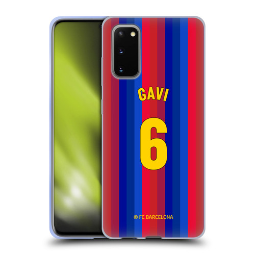 FC Barcelona 2026/27 Players Home Kit Gavi Soft Gel Case for Samsung Galaxy S20 / S20 5G