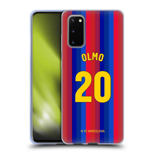 FC Barcelona 2026/27 Players Home Kit Dani Olmo Soft Gel Case for Samsung Galaxy S20 / S20 5G