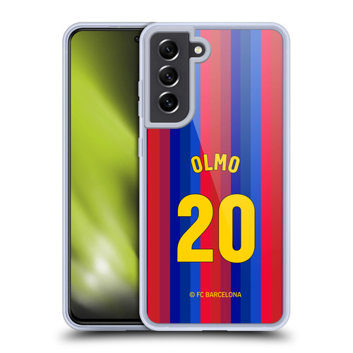 FC Barcelona 2026/27 Players Home Kit Dani Olmo Soft Gel Case for Samsung Galaxy S21 FE 5G & MagSafe