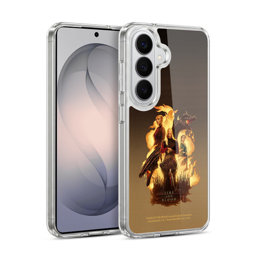 House Of The Dragon: Television Series Art Fire And Blood Soft Gel Case for Samsung Galaxy S26