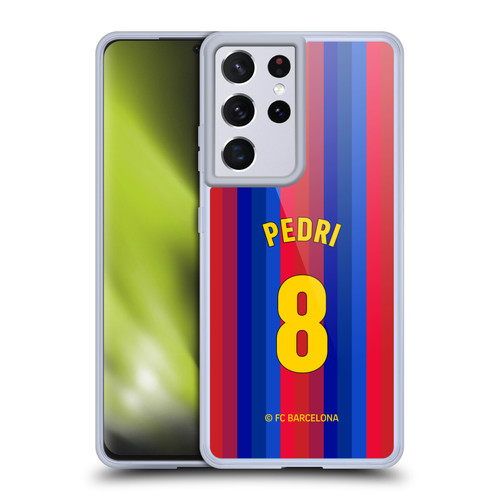 FC Barcelona 2026/27 Players Home Kit Pedri Soft Gel Case for Samsung Galaxy S21 Ultra 5G & MagSafe