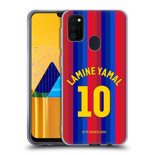 FC Barcelona 2026/27 Players Home Kit Lamine Yamal Soft Gel Case for Samsung Galaxy M30s (2019)/M21 (2020)