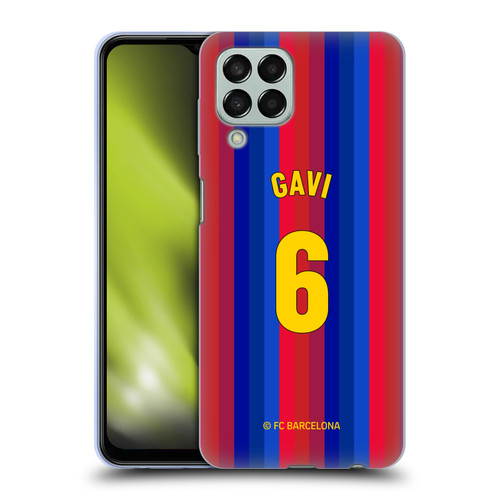 FC Barcelona 2026/27 Players Home Kit Gavi Soft Gel Case for Samsung Galaxy M33 (2022)
