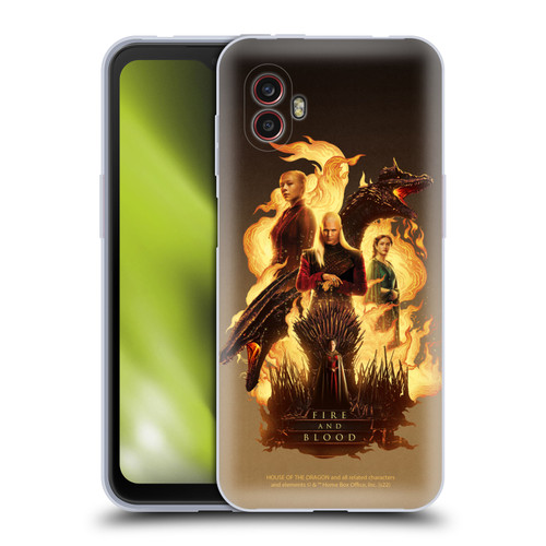 House Of The Dragon: Television Series Art Fire And Blood Soft Gel Case for Samsung Galaxy Xcover6 Pro/Pro2