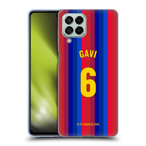 FC Barcelona 2026/27 Players Home Kit Gavi Soft Gel Case for Samsung Galaxy M53 (2022)