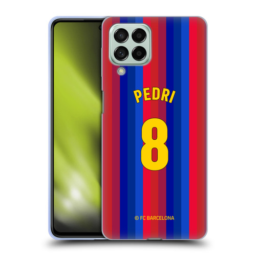 FC Barcelona 2026/27 Players Home Kit Pedri Soft Gel Case for Samsung Galaxy M53 (2022)