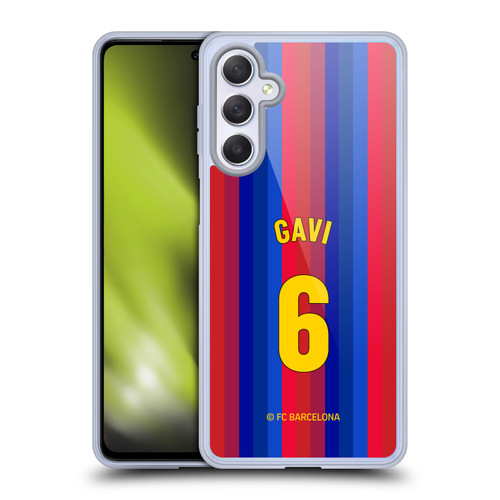FC Barcelona 2026/27 Players Home Kit Gavi Soft Gel Case for Samsung Galaxy M54 5G