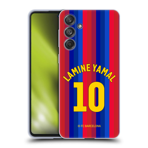 FC Barcelona 2026/27 Players Home Kit Lamine Yamal Soft Gel Case for Samsung Galaxy M55 5G