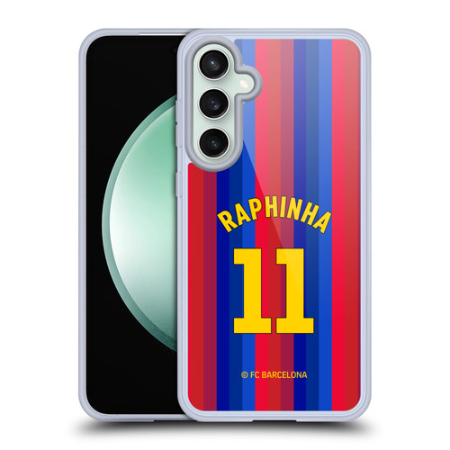 FC Barcelona 2026/27 Players Home Kit Raphinha Soft Gel Case for Samsung Galaxy S23 FE 5G & MagSafe