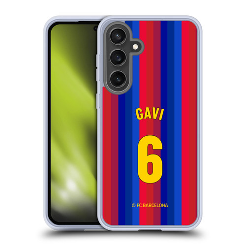 FC Barcelona 2026/27 Players Home Kit Gavi Soft Gel Case for Samsung Galaxy S24 FE & MagSafe