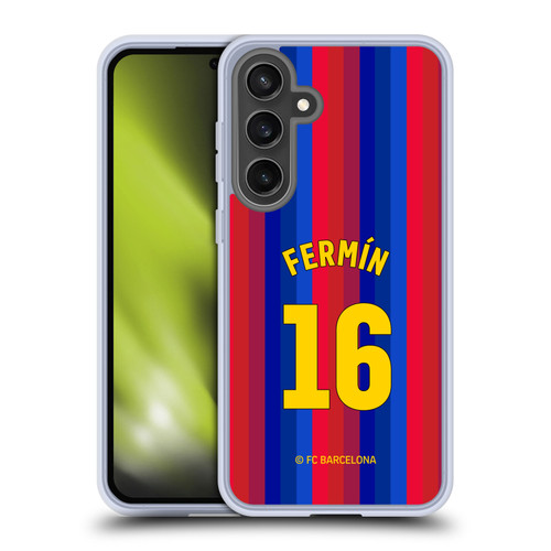 FC Barcelona 2026/27 Players Home Kit Fermín López Soft Gel Case for Samsung Galaxy S24 FE & MagSafe