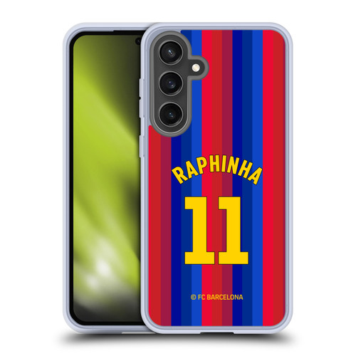 FC Barcelona 2026/27 Players Home Kit Raphinha Soft Gel Case for Samsung Galaxy S24 FE & MagSafe