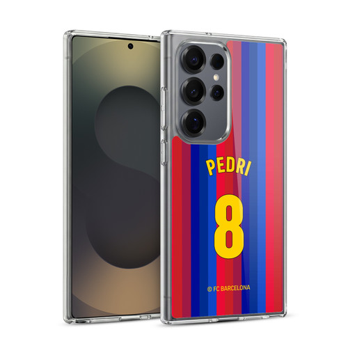 FC Barcelona 2026/27 Players Home Kit Pedri Soft Gel Case for Samsung Galaxy S25 Ultra & MagSafe