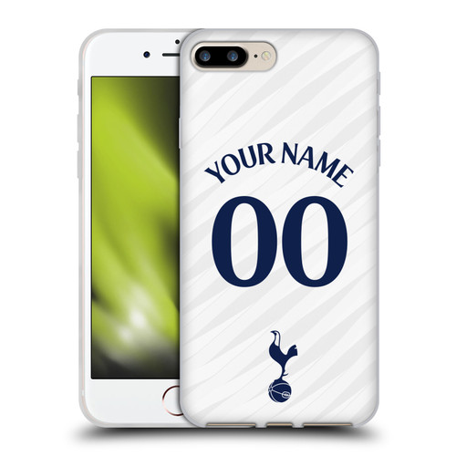 Custom Customised Personalised Tottenham Hotspur F.C. 2026/27 Badge Kit Home Soft Gel Case for Apple iPhone 7 Plus / 8 Plus & MagSafe