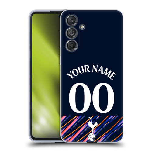 Custom Customised Personalised Tottenham Hotspur F.C. 2026/27 Badge Kit Away Soft Gel Case for Samsung Galaxy M55 5G