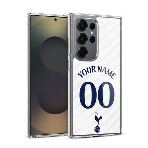 Custom Customised Personalised Tottenham Hotspur F.C. 2026/27 Badge Kit Home Soft Gel Case for Samsung Galaxy S25 Ultra & MagSafe