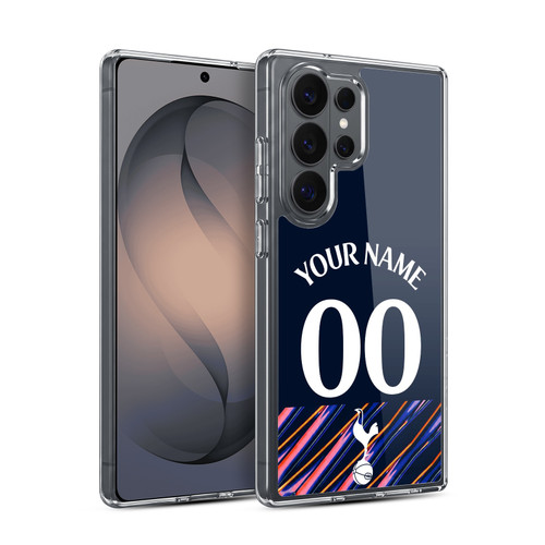 Custom Customised Personalised Tottenham Hotspur F.C. 2026/27 Badge Kit Away Soft Gel Case for Samsung Galaxy S26 Ultra