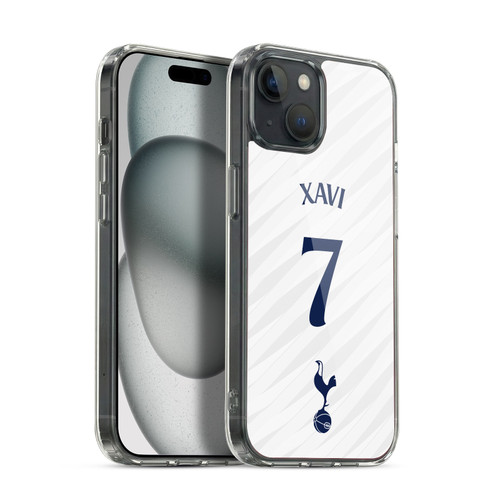 Tottenham Hotspur F.C. 2026/27 Players Home Kit 1st Group Xavi Simons Soft Gel Case for Apple iPhone 15 Plus & MagSafe