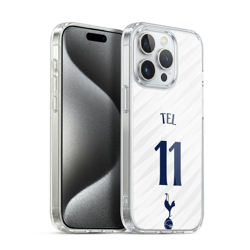 Tottenham Hotspur F.C. 2026/27 Players Home Kit 1st Group Mathys Tel Soft Gel Case for Apple iPhone 15 Pro & MagSafe