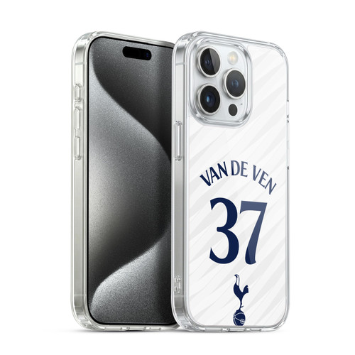 Tottenham Hotspur F.C. 2026/27 Players Home Kit 1st Group Micky Van De Ven Soft Gel Case for Apple iPhone 15 Pro & MagSafe
