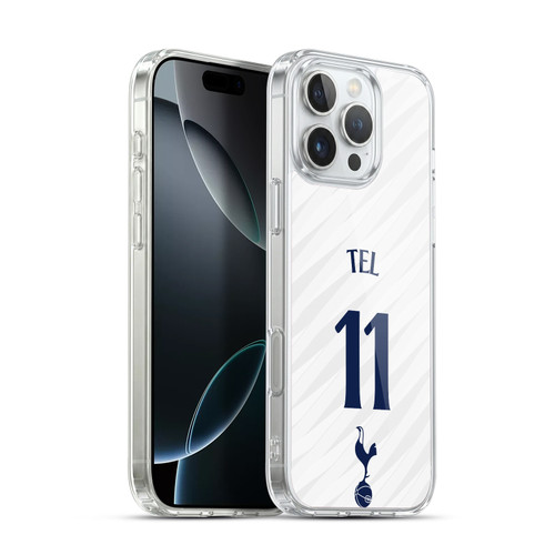 Tottenham Hotspur F.C. 2026/27 Players Home Kit 1st Group Mathys Tel Soft Gel Case for Apple iPhone 16 Pro Max & MagSafe