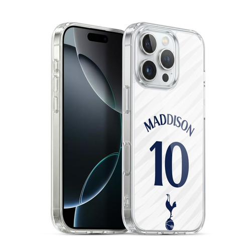 Tottenham Hotspur F.C. 2026/27 Players Home Kit 1st Group James Maddison Soft Gel Case for Apple iPhone 16 Pro & MagSafe