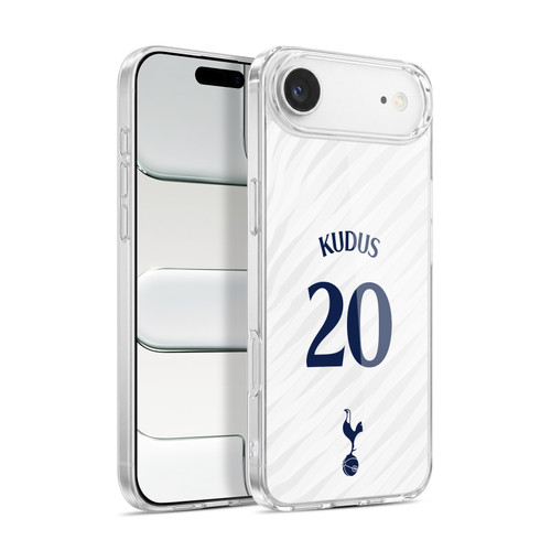 Tottenham Hotspur F.C. 2026/27 Players Home Kit 1st Group Mohammed Kudus Soft Gel Case for Apple iPhone 17 Air